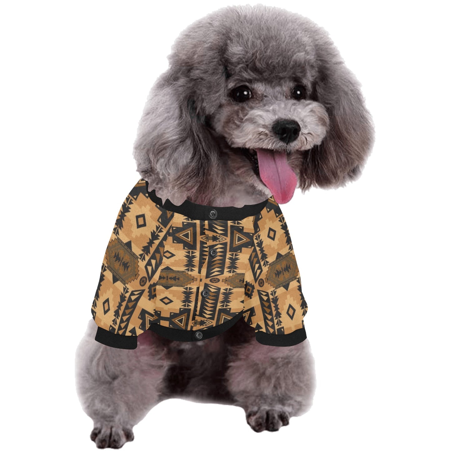Chiefs Mountain Tan Pet Dog Round Neck Shirt