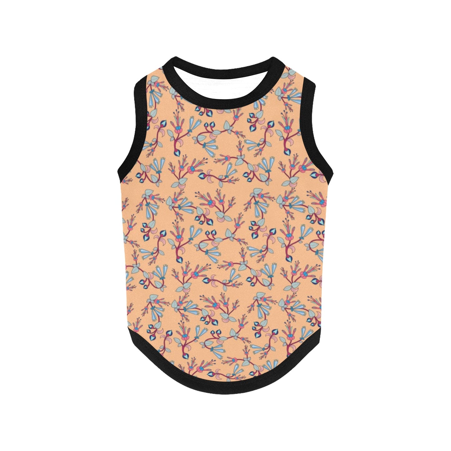 Swift Floral Peache Pet Tank Top