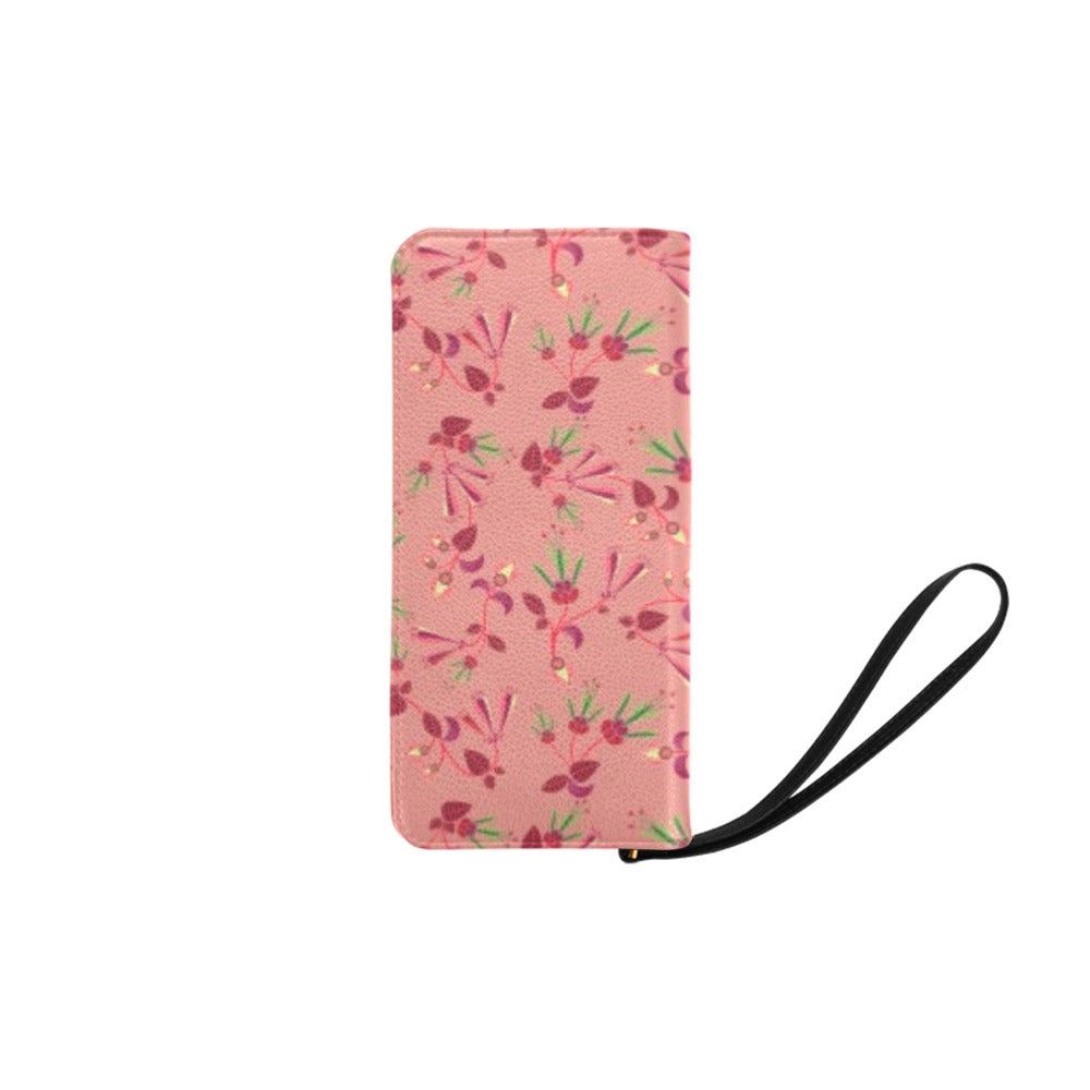 Swift Floral Peach Rouge Remix Women's Clutch Purse