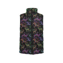 Load image into Gallery viewer, Neon Floral Elks Men&#39;s Padded Vest Jacket
