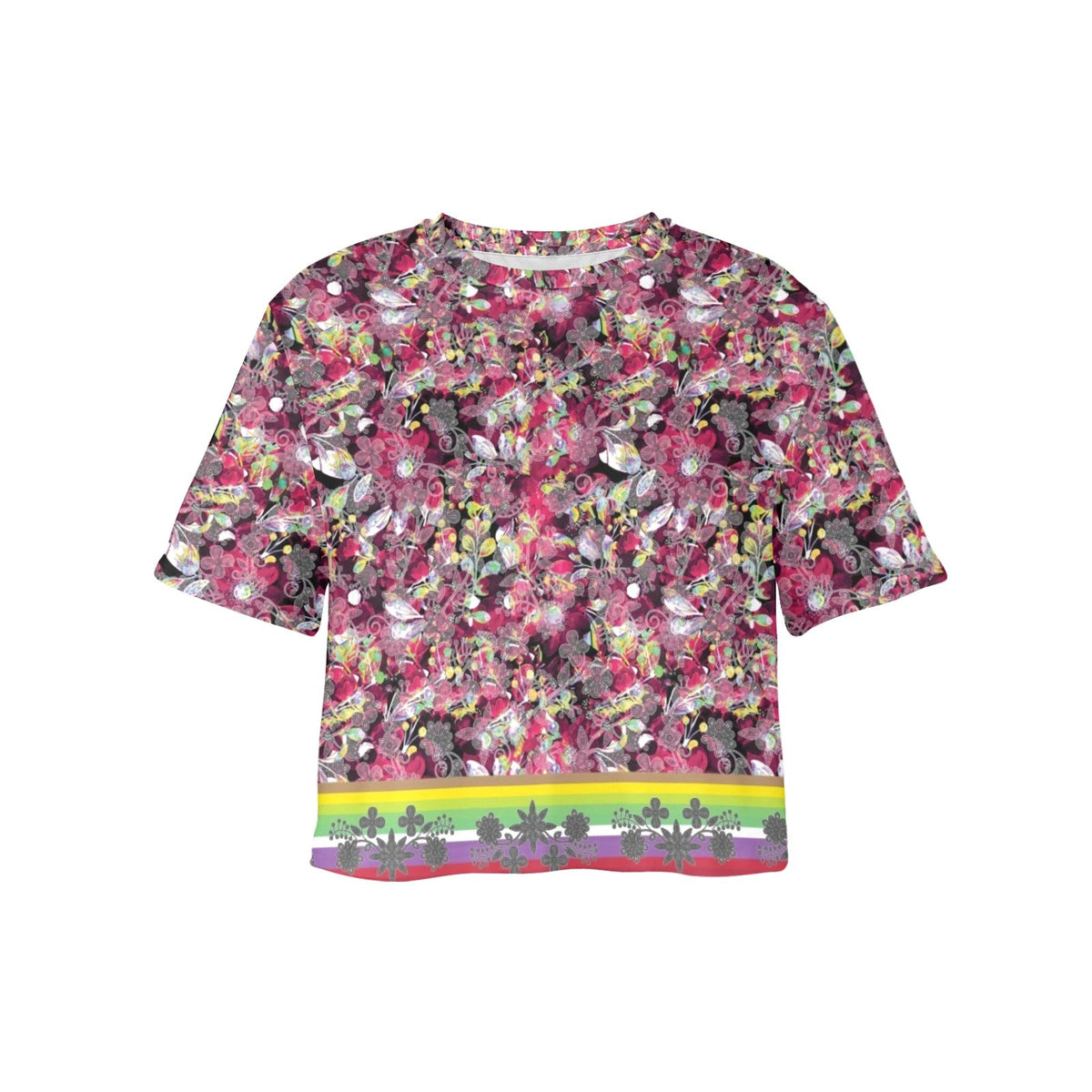 Culture in Nature Maroon Crop Top