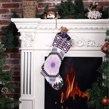 Load image into Gallery viewer, Electric Candy Star Christmas Stocking Christmas Stocking e-joyer 
