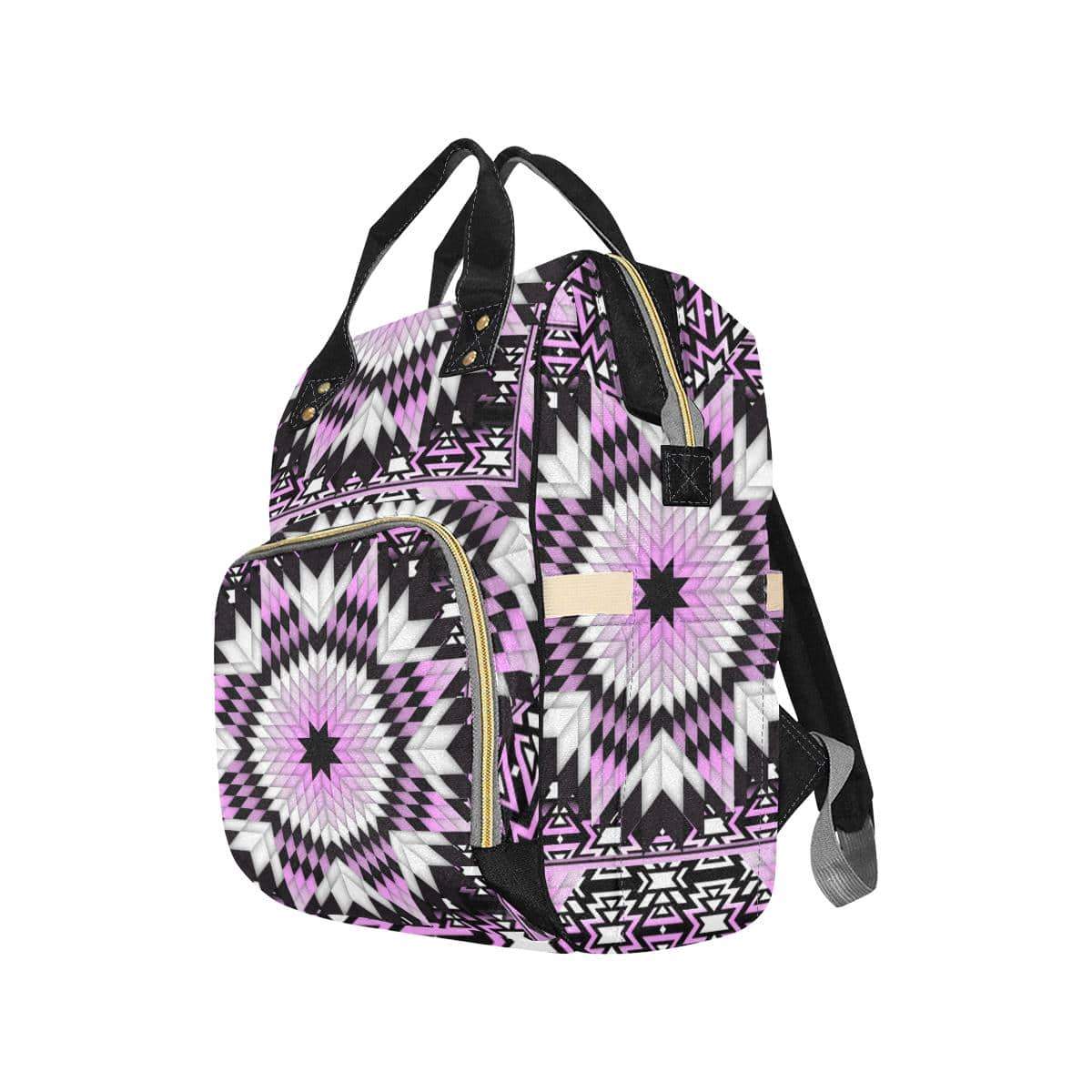 Electric Candy Star Multi-Function Diaper Backpack (Model 1688) Diaper Backpack (1688) e-joyer 