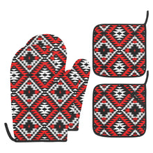 Load image into Gallery viewer, Taos Wool Bedding Set Oven Mitt &amp; Pot Holder
