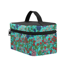 Load image into Gallery viewer, Takwakin Harvest Turquoise Cosmetic Bag/Large
