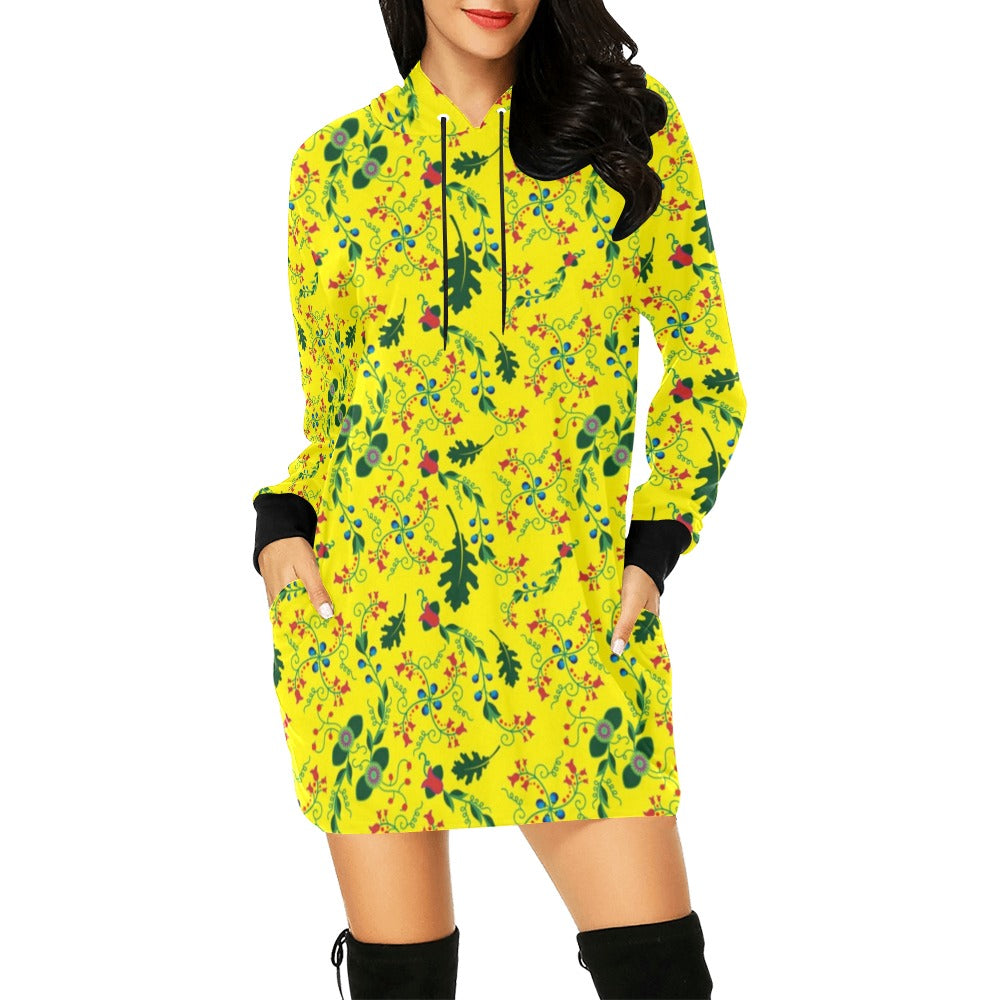 Vine Life Lemon Hoodie Dress