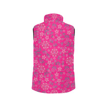 Load image into Gallery viewer, Berry Picking Pink Women&#39;s Padded Vest Jacket
