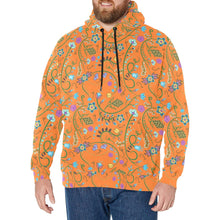 Load image into Gallery viewer, Fresh Fleur Carrot Men&#39;s Long Sleeve Fleece Hoodie
