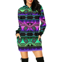 Load image into Gallery viewer, California Coast Sunrise Hoodie Dress
