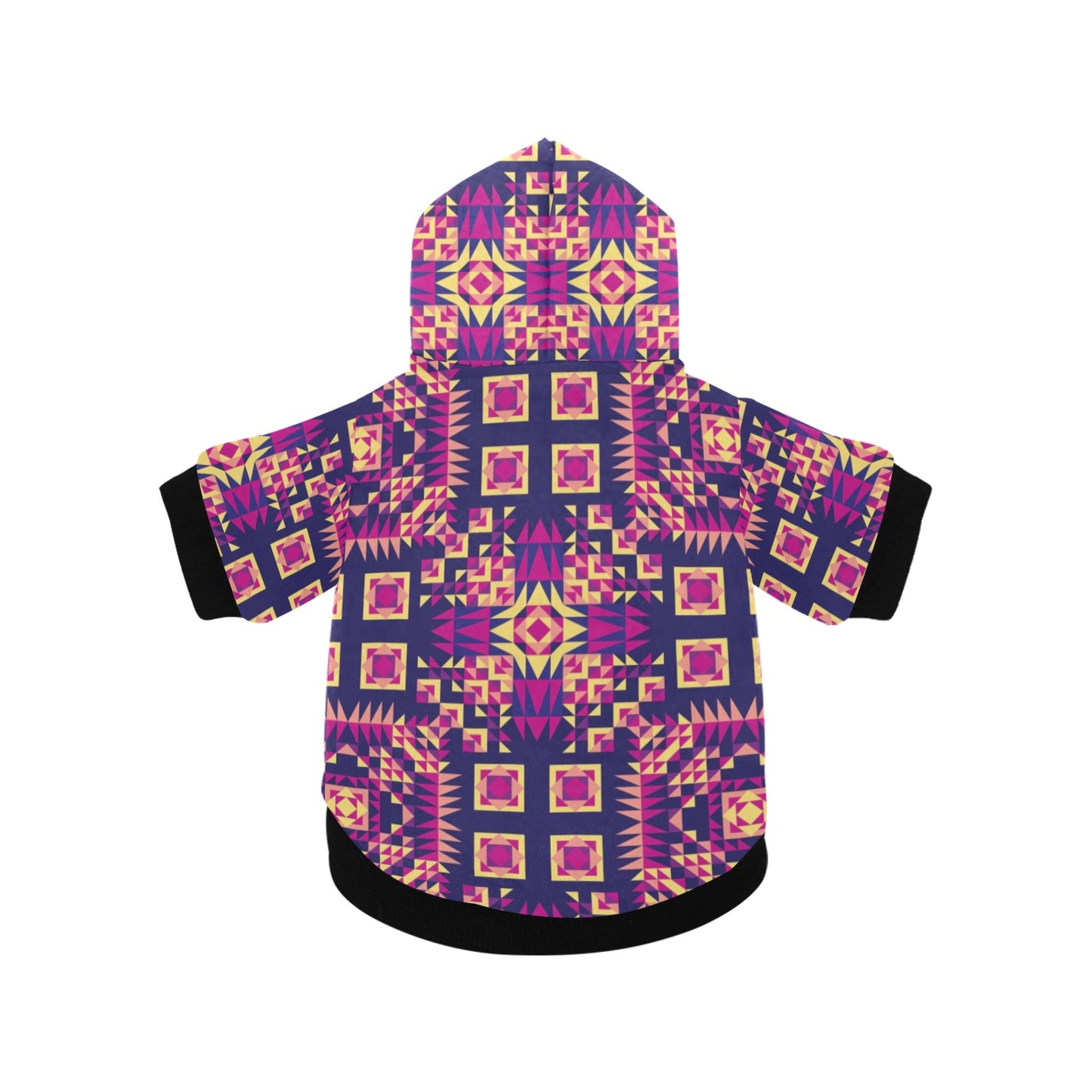 Kaleidoscope Bleu Pet Dog Hoodie