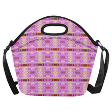 Load image into Gallery viewer, Gathering Earth Lilac Neoprene Lunch Bag/Large
