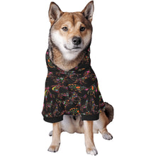 Load image into Gallery viewer, Neon Floral Animals Pet Dog Hoodie
