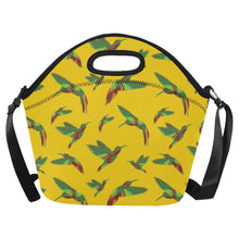 Load image into Gallery viewer, Red Swift Yellow Neoprene Lunch Bag/Large
