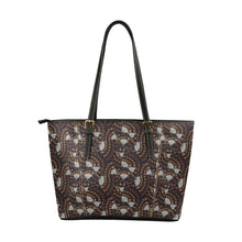 Load image into Gallery viewer, Hawk Feathers Leather Tote Bag
