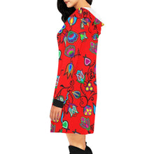 Load image into Gallery viewer, Indigenous Paisley Dahlia Hoodie Dress
