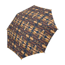 Load image into Gallery viewer, Marron Cloud Semi-Automatic Foldable Umbrella
