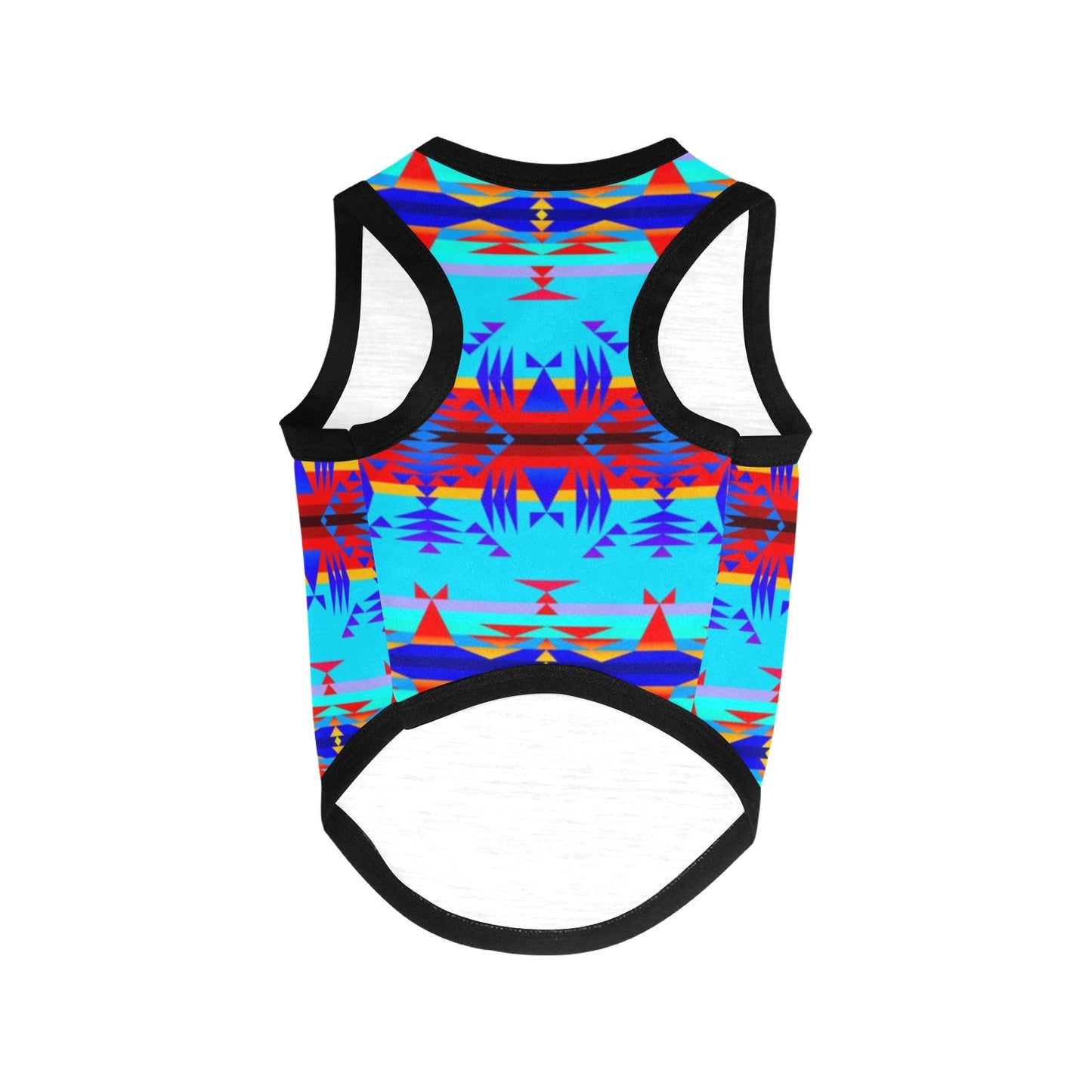 Between the Mountains Blue Pet Tank Top