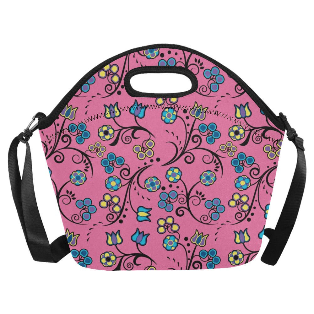 Blue Trio Bubblegum Neoprene Lunch Bag/Large