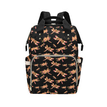 Load image into Gallery viewer, Gathering Yellow Black Multi-Function Diaper Backpack/Diaper Bag
