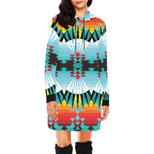 Load image into Gallery viewer, ribbonwork bustle Hoodie Dress
