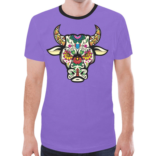 Bull Spirit Guide (Purple) New T-shirt for Men