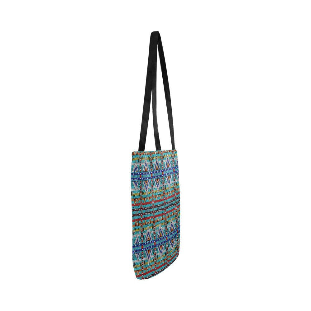 Medicine Blessing Turquoise Reusable Shopping Bag