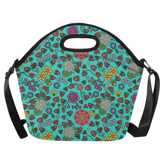 Berry Pop Turquoise Neoprene Lunch Bag/Large