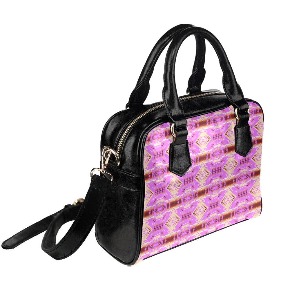 Gathering Earth Lilac Shoulder Handbag