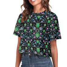 Load image into Gallery viewer, Floral Damask Garden Crop Top
