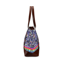 Load image into Gallery viewer, Culture in Nature Blue Tote Handbag
