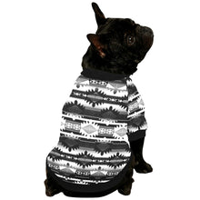 Load image into Gallery viewer, Okotoks Black and White Pet Dog Round Neck Shirt
