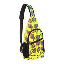 Load image into Gallery viewer, Indigenous Paisley Yellow Chest Bag
