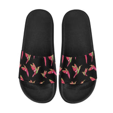 Load image into Gallery viewer, Red Swift Colourful Black Men&#39;s Slide Sandals
