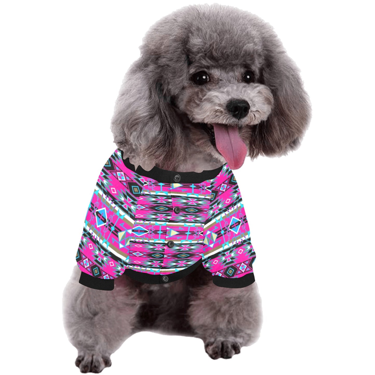 Force of Nature Sunset Storm Pet Dog Round Neck Shirt