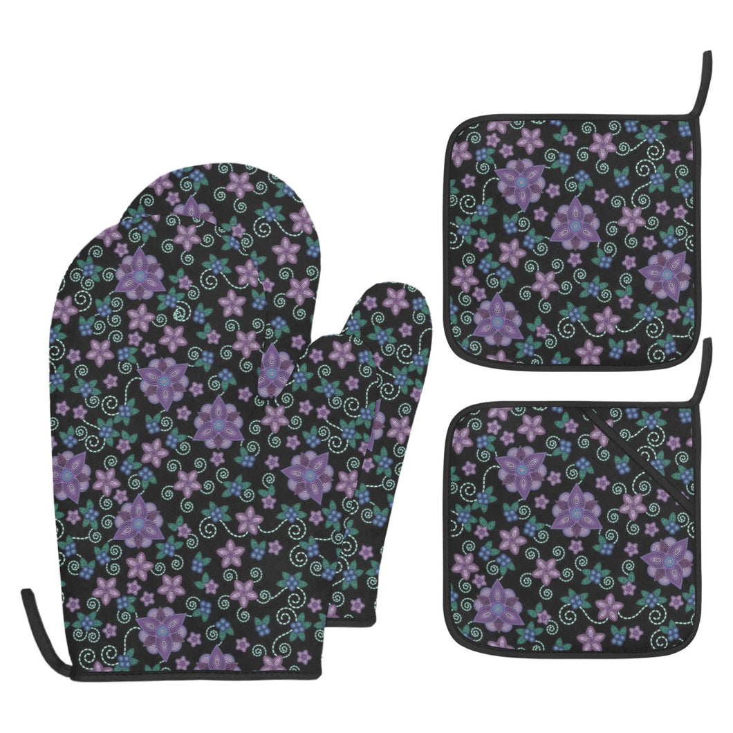 Berry Picking Oven Mitt & Pot Holder