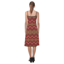 Load image into Gallery viewer, Fire Feather Red Alcestis Slip Dress
