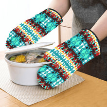 Load image into Gallery viewer, Writing on Stone Wheel Oven Mitt &amp; Pot Holder
