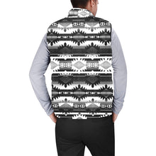 Load image into Gallery viewer, Okotoks Black and White Men&#39;s Padded Vest Jacket
