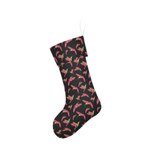 Load image into Gallery viewer, Red Swift Colourful Black Christmas Stocking
