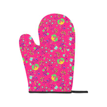 Load image into Gallery viewer, Fleur Indigine Rouge Oven Mitt &amp; Pot Holder
