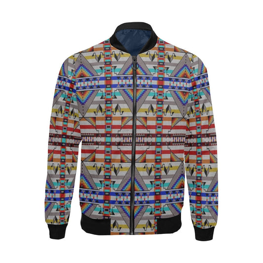 Medicine Blessing White Bomber Jacket