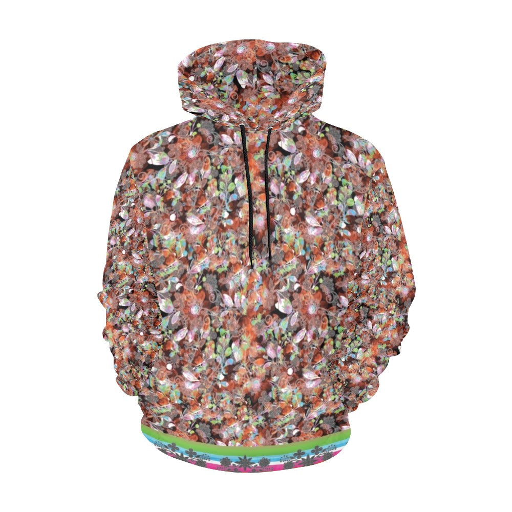 Culture in Nature Orange Hoodie for Women