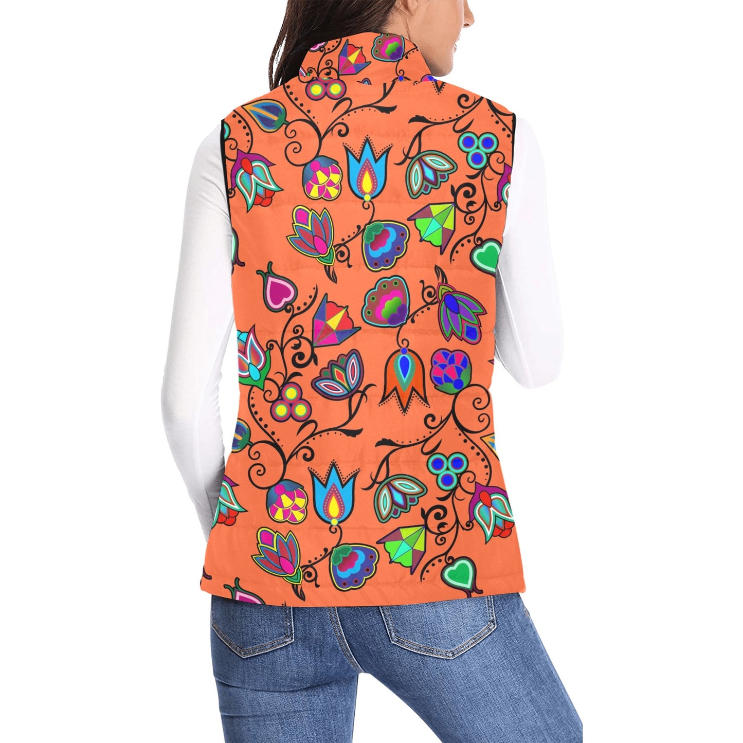 Indigenous Paisley Sierra Women's Padded Vest Jacket