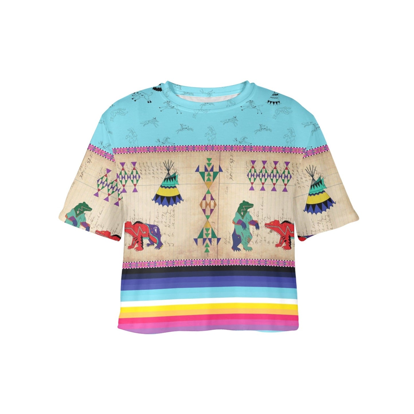 Bear Ledger Sky Crop Top