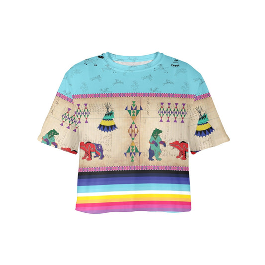 Bear Ledger Sky Crop Top