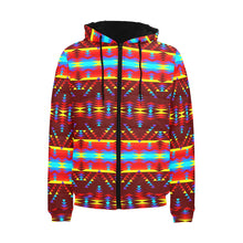 Load image into Gallery viewer, Visions of Lasting Peace Men&#39;s Padded Hooded Jacket
