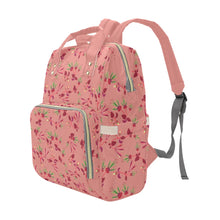 Load image into Gallery viewer, Swift Floral Peach Rouge Remix Multi-Function Diaper Backpack/Diaper Bag
