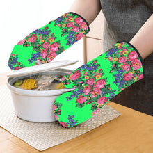 Load image into Gallery viewer, Kokum&#39;s Revenge Green Oven Mitt &amp; Pot Holder
