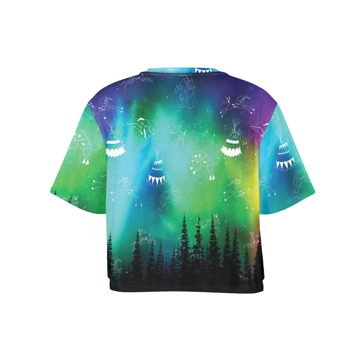 Aurora Medicine Animals Crop Top