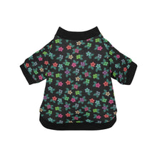 Load image into Gallery viewer, Berry Flowers Black Pet Dog Round Neck Shirt
